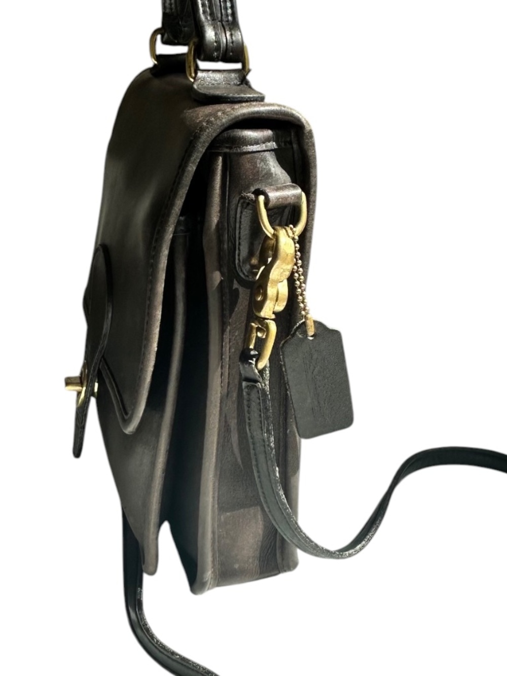 Vintage Coach 5130 Leather Station Bag ca 1990s - Picture 6 of 12